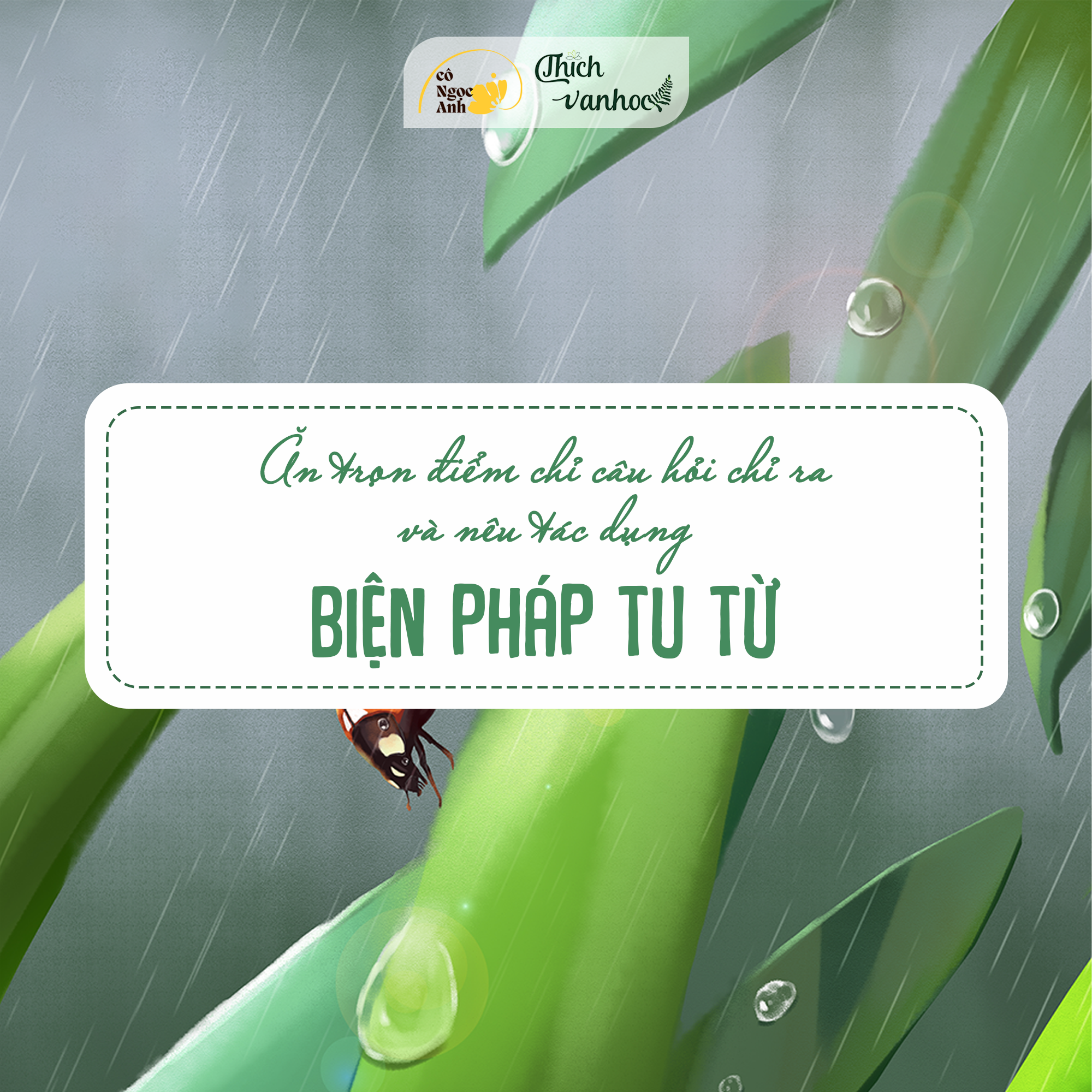 Ăn trọn điểm câu hỏi chỉ ra và nêu tác dụng biện pháp tu từ