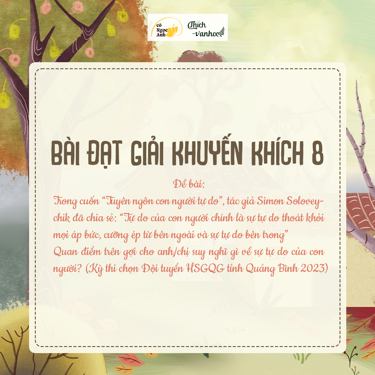 Nghị luận xã hội: Sự tự do của con người