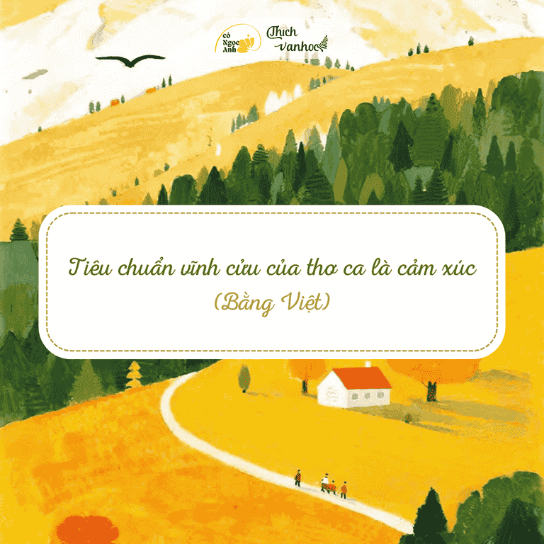 NLVH Tieu chuan vinh cuu cua tho ca la cam xuc