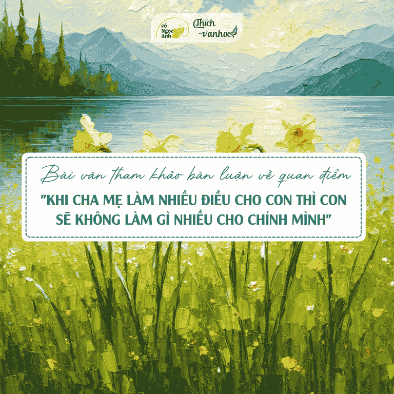 NLXH Khi cha me cho qua nhieu