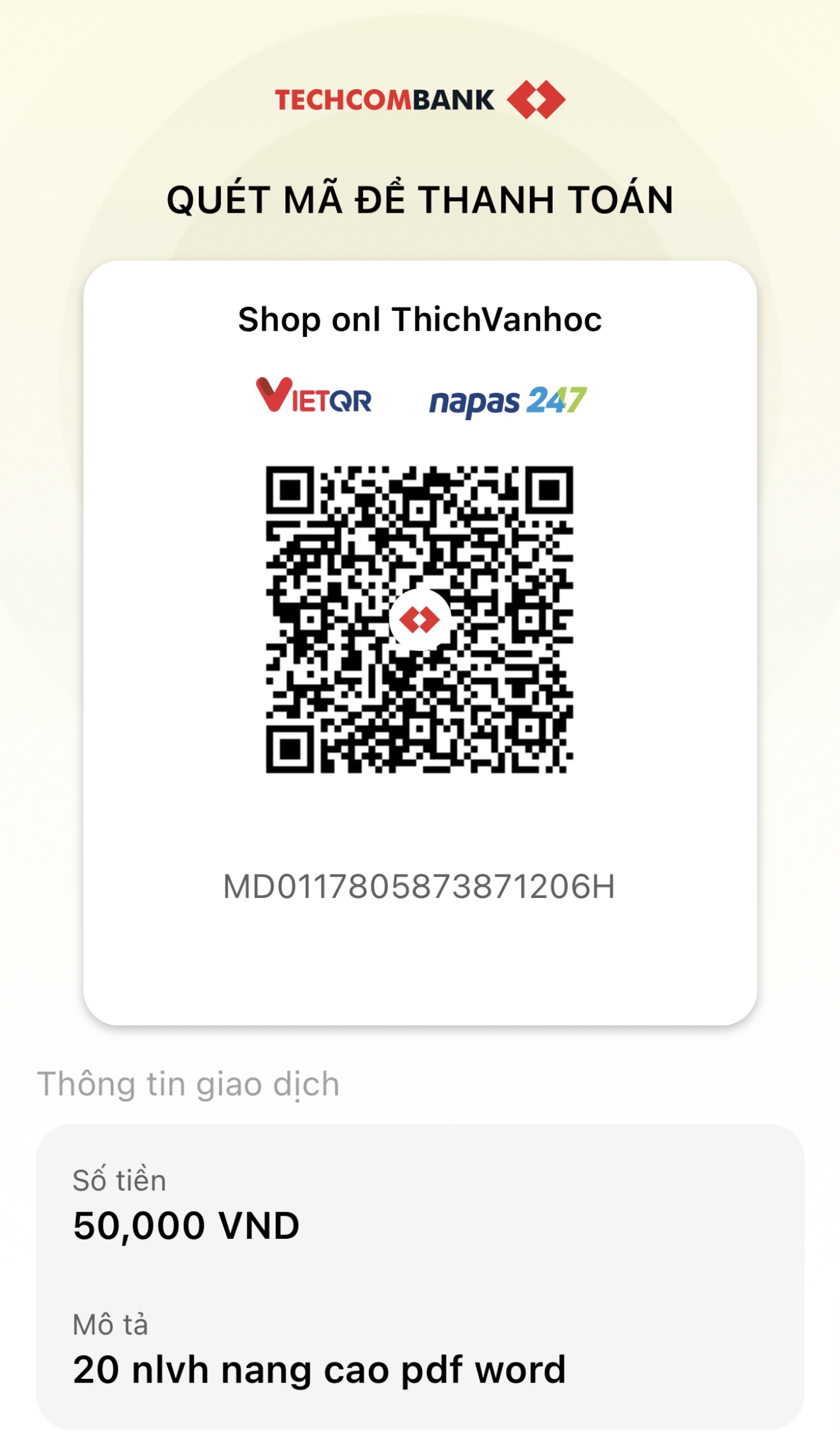 20 bài NLVH nâng cao THCS - PDF WORD