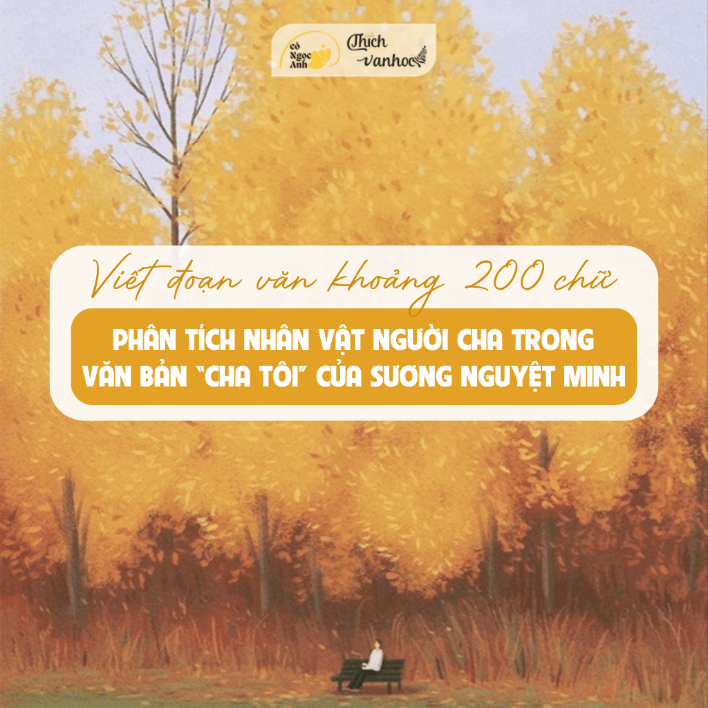 NLVH: Phân tích nhân vật người cha trong "Cha tôi" của Sương Nguyệt Minh