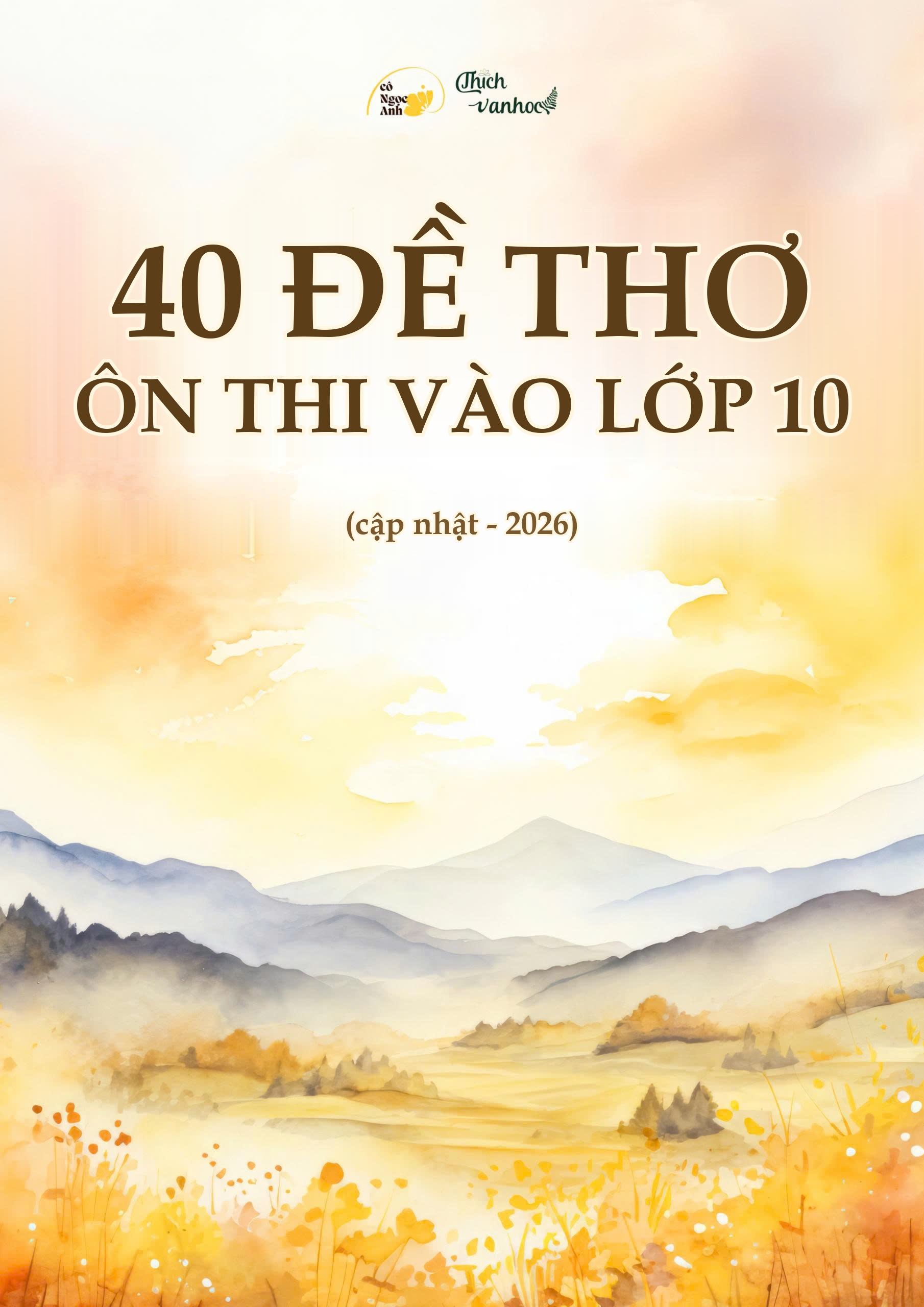 40 Đề Thơ